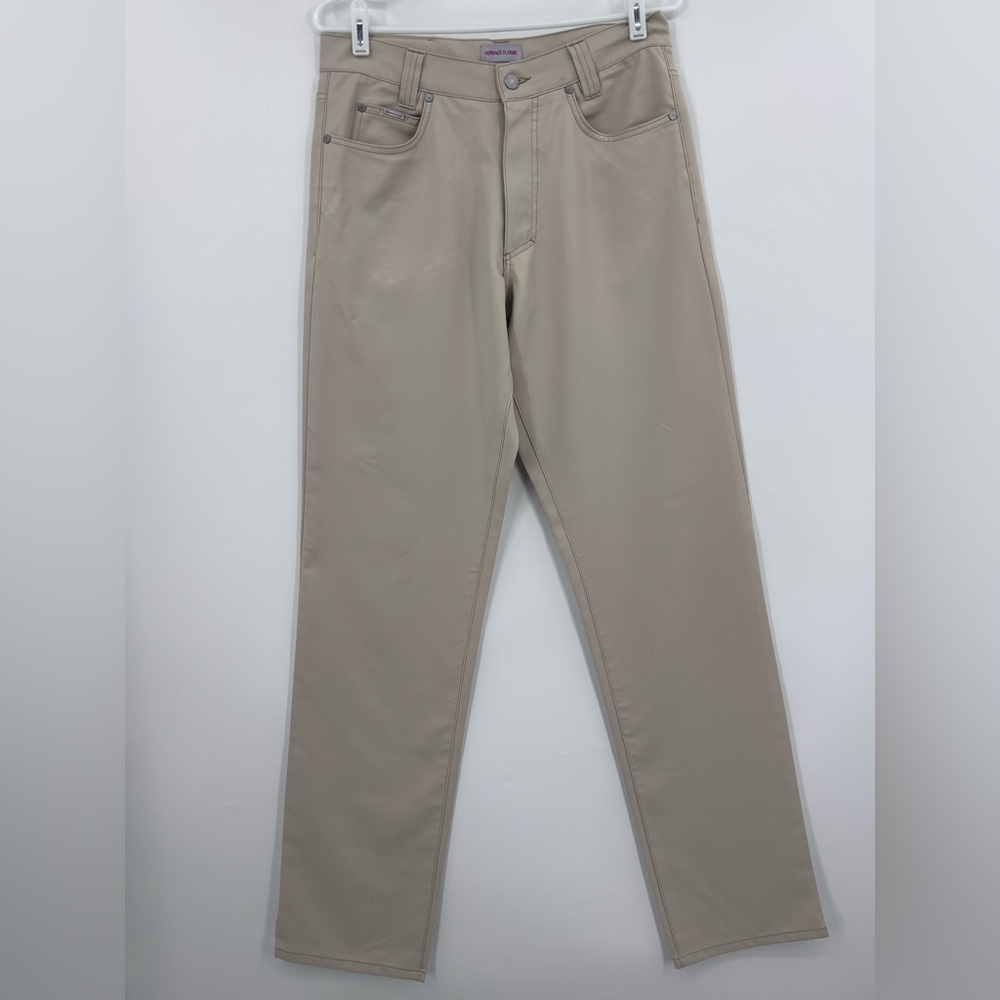 Versace Men's Beige Slim Jeans